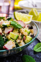 Salad of quinoa