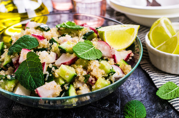 Salad of quinoa
