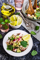Salad of quinoa