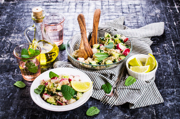 Salad of quinoa