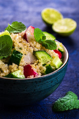Salad of quinoa