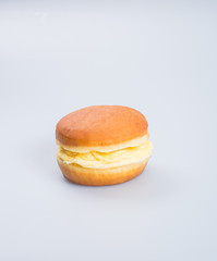 burger or egg burger on a background.