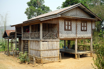 Bamboo house