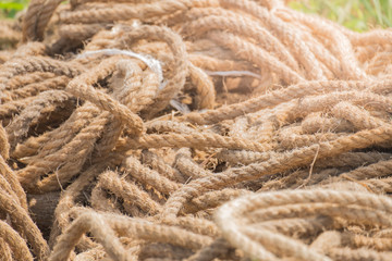 Pile of Nature Manila's  large rope