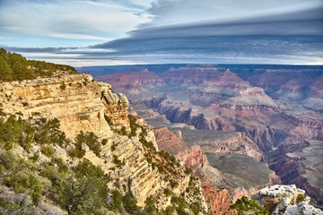 morning light sunrise at Grand Canyon, Arizona, USA