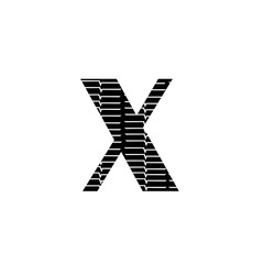letter X logo vector
