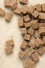 Natural brown sugar cubes