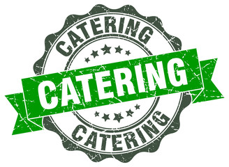 catering stamp. sign. seal