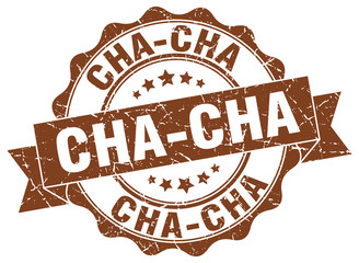 Obraz premium cha-cha stamp. sign. seal