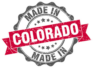 made in Colorado round seal