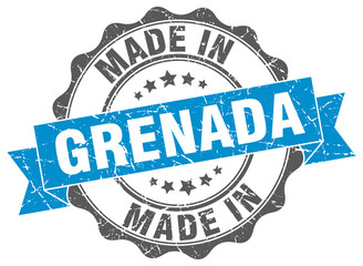 made in Grenada round seal