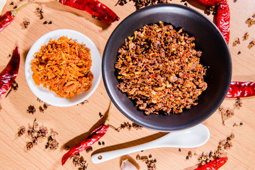 chili sauce two bowl