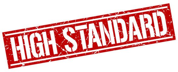 high standard square grunge stamp