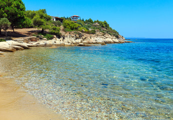 Naklejka premium Summer Sithonia coast, Chalkidiki.