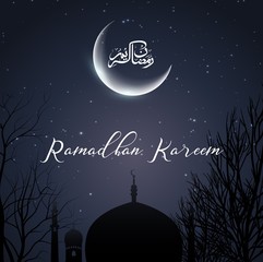 Fototapeta premium Ramadan kareem background