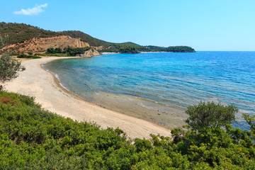 Fototapeta na wymiar Aegean coast, Sithonia, Greece.
