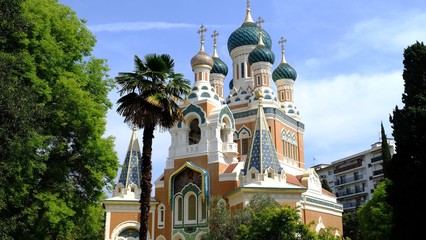 Fototapeta na wymiar Orthodox Cathedral, Nice France
