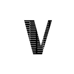 letter V logo vector