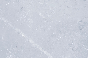 blue texture of cracked ice scratches