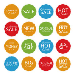Summer Sale label set