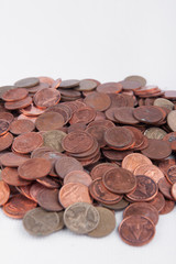 Many of Thai baht coins background