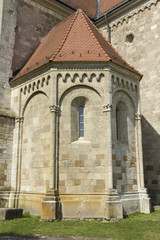 Fototapeta na wymiar Romanesque church in Ócsa, Hungary