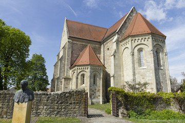 Fototapeta premium Romanesque church in Ócsa, Hungary