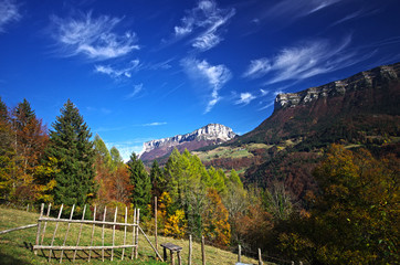 vallée des entremonts en chartreuse - alpes françaises