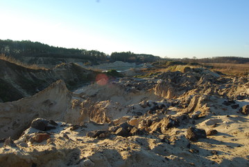 Sosnowa Wola, Kopalnia piasku.