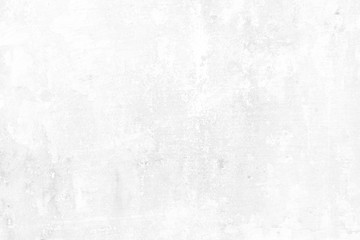 White Peeling Paint on Cement Wall Texture Background.