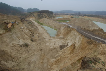 Sosnowa Wola, Kopalnia piasku. © M. G. Koperkiewicz