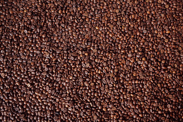 Strong coffee on the wooden background. Fresh coffee.