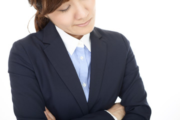 困惑するビジネスウーマン