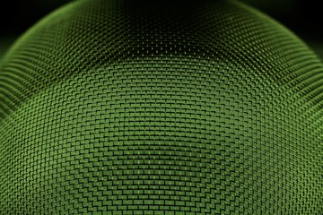 An image of a metal sieve - macro - focus in the center