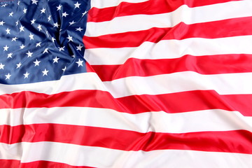 Obraz premium Close up of American flag