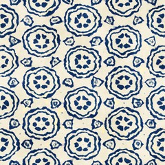 Native batik seamless watercolor artistic boho style colorful square pattern.
