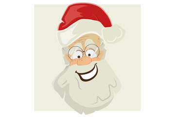 Santa Claus. Vector Illustration.