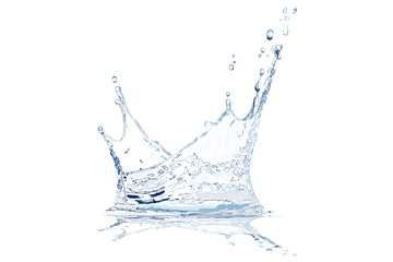 Realistic Water Splash. Vector Illustration.