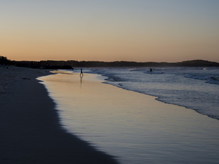 Noosa twilight beach scene