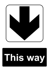 Public Information Sign isolated on a white background -  Warning