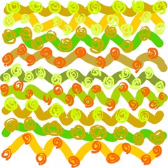 Abstract writing texture brown and yellow and green and light and dark seamless tone, design for greeting cards and banners and posters