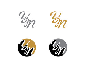 Letter Y and M Logo Icon 1