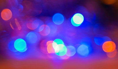 Multicolored bokeh background