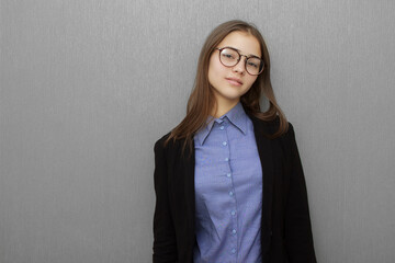 Portrait of young business people