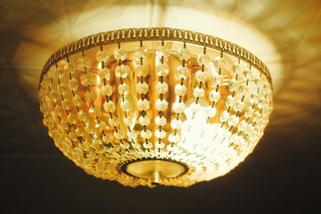 Glass beautiful chandelier