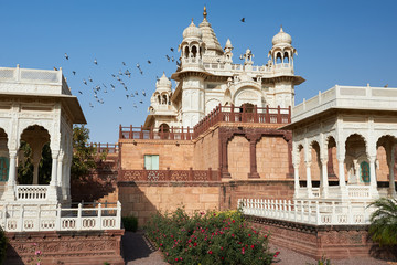 Fototapeta na wymiar The Jaswant Thada is a cenotaph located in Jodhpur, in the India