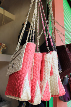 Colorful shopping bags.