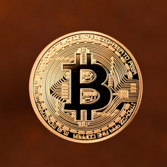 golden bitcoin coin