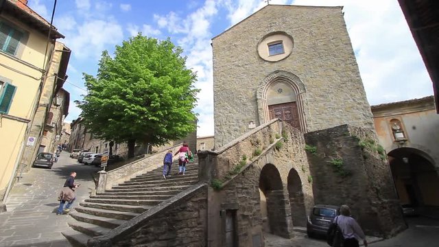 Cortona, the medieval town of romance and film "Under the Tuscan Sun"
