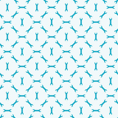 Wrench seamless vector pattern